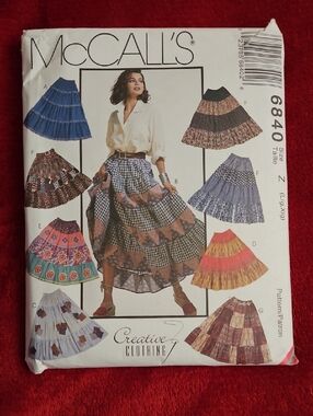 McCall's Uncut Sewing Pattern - Skirt - Size Lrg/Xlrg